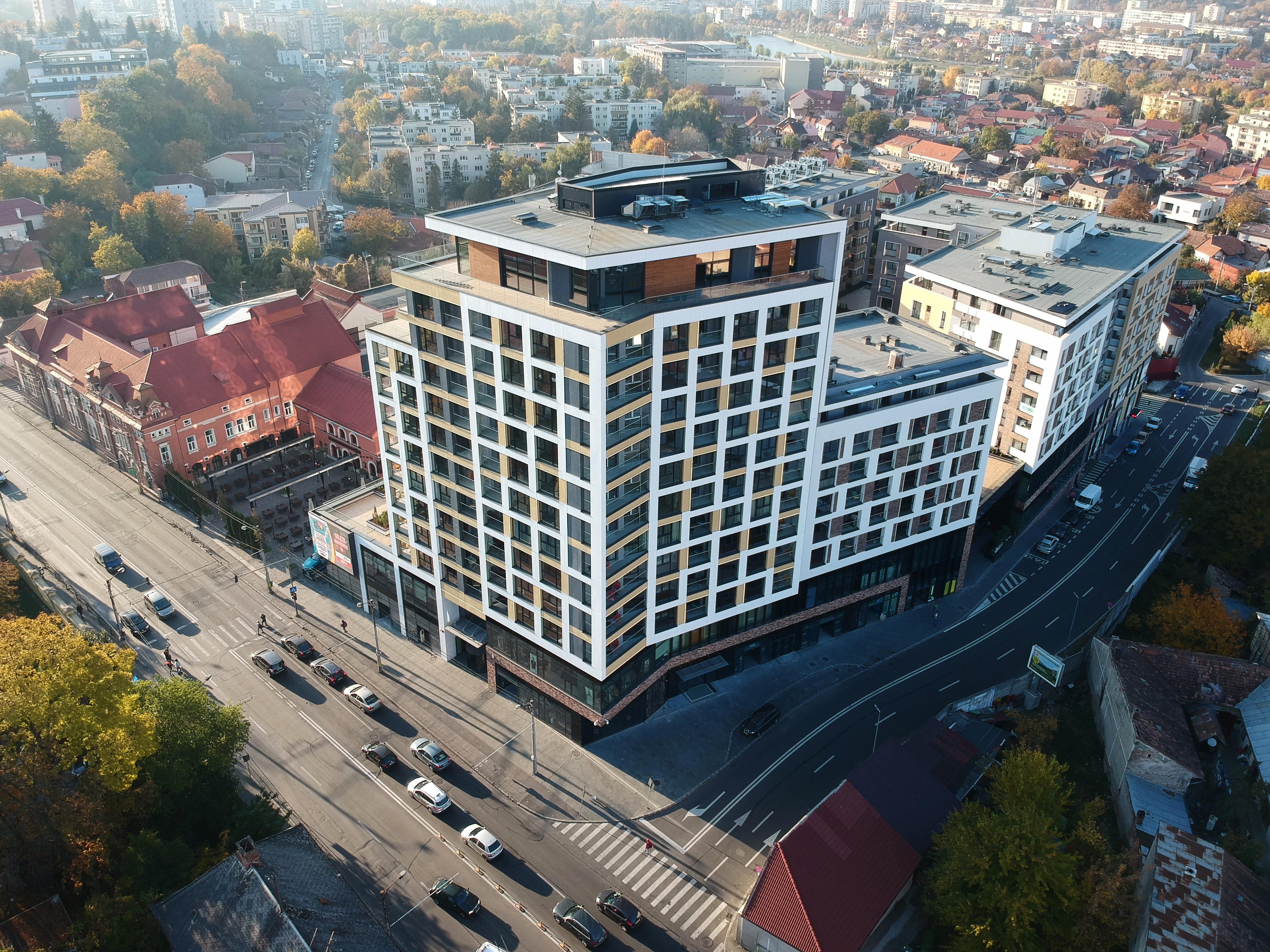 Hotel Platinia Kluž Exteriér fotografie Residential complex in Belgrade