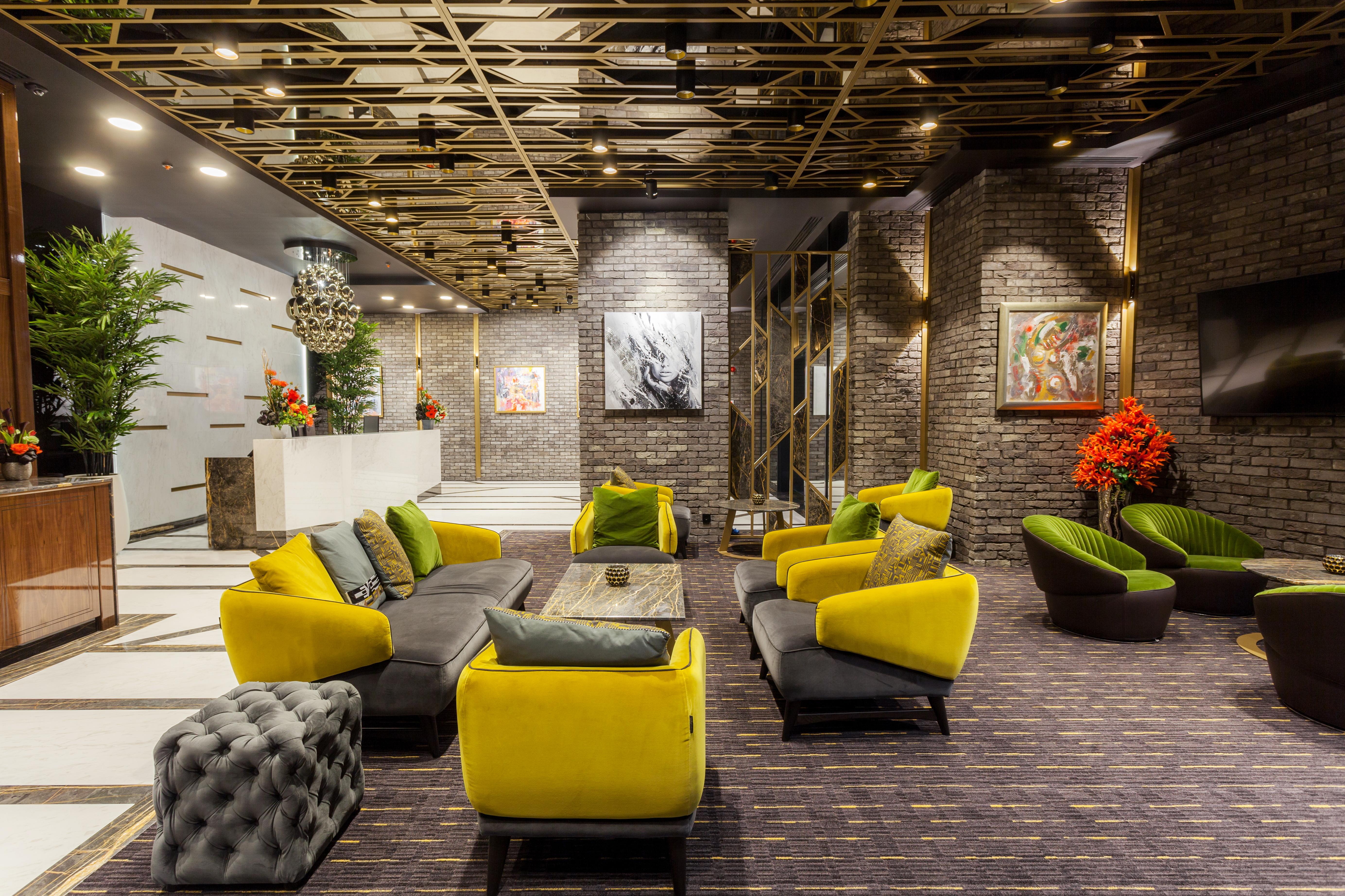 Hotel Platinia Kluž Exteriér fotografie The lobby of the hotel