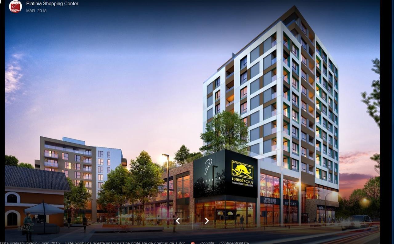 Hotel Platinia Kluž Exteriér fotografie The proposed shopping centre